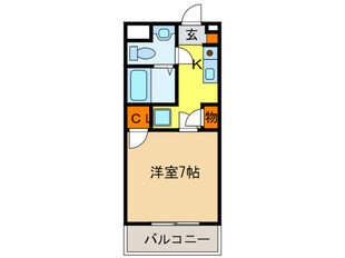 ＯＫＡ栄ハイツの物件間取画像